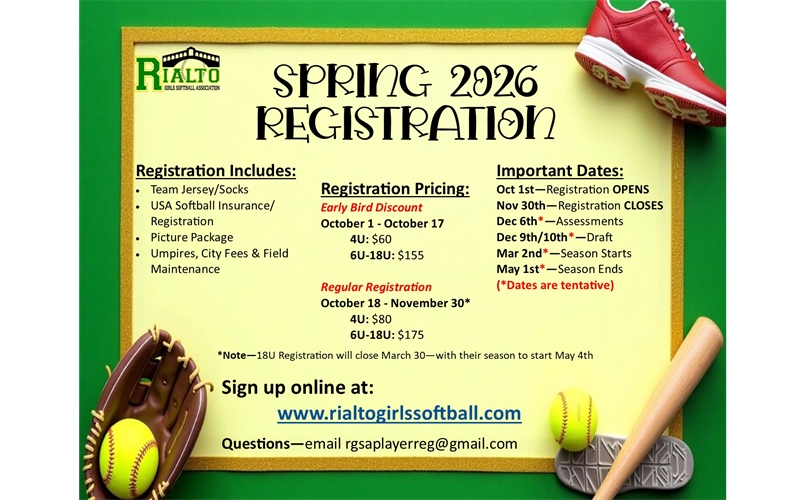 Spring 2026 Registration